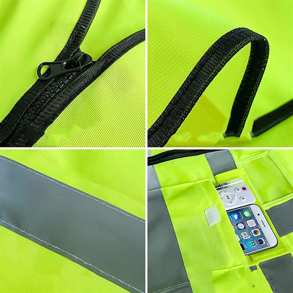 Reflective Pocket Safety Vest - Reflective Pocket Safety Vest - Image 2 of 2