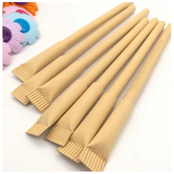 Kraft Paper Barrel Writing Pen - Kraft Paper Barrel Writing Pen - Image 0 of 2