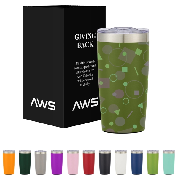 20 Oz. AWS Full Color Two-Tone Himalayan Recycled Tumbler