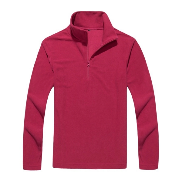 Unisex Lightweight Quarter-Zip Mockneck Sweatshirt - Unisex Lightweight Quarter-Zip Mockneck Sweatshirt - Image 0 of 8