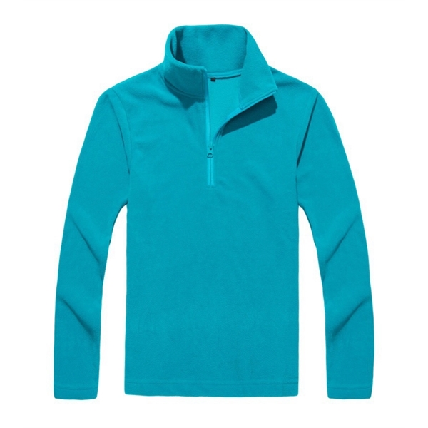 Unisex Lightweight Quarter-Zip Mockneck Sweatshirt - Unisex Lightweight Quarter-Zip Mockneck Sweatshirt - Image 1 of 8