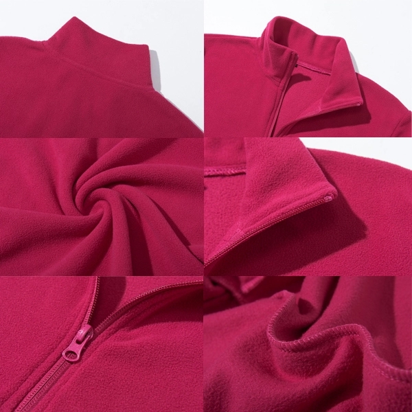 Unisex Lightweight Quarter-Zip Mockneck Sweatshirt - Unisex Lightweight Quarter-Zip Mockneck Sweatshirt - Image 3 of 8