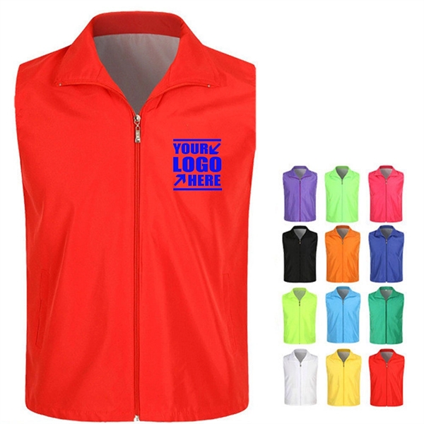 Customized Activity Event Volunteer Supermarket Vest - Customized Activity Event Volunteer Supermarket Vest - Image 0 of 6