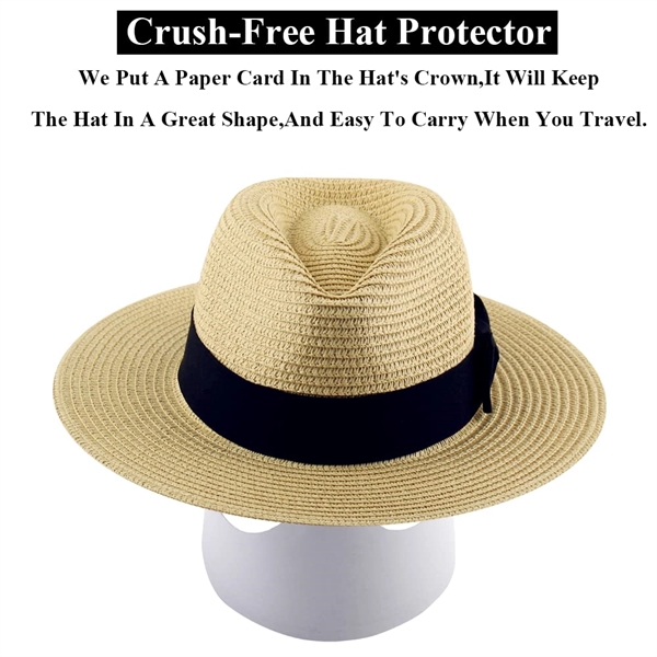 Summer Beach Sun Straw Hat Upf50+ - Summer Beach Sun Straw Hat Upf50+ - Image 3 of 5