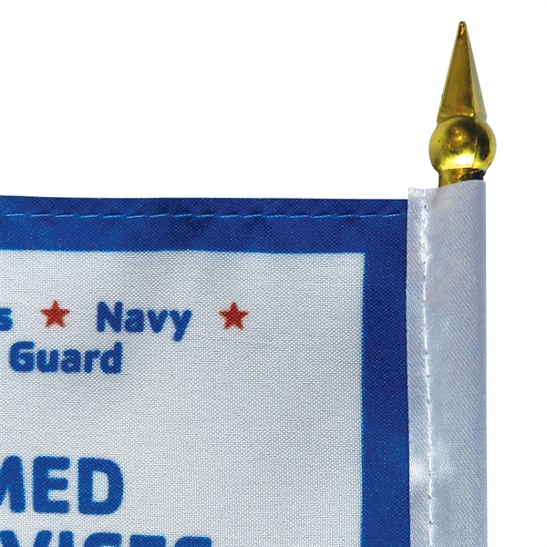 4" x 6" Double Sided Polyester Stick Flags - 4" x 6" Double Sided Polyester Stick Flags - Image 7 of 10