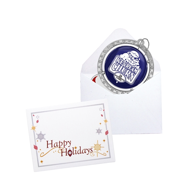 Spinner Snow Globe Holiday Ornament - Spinner Snow Globe Holiday Ornament - Image 2 of 3