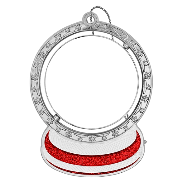 Spinner Snow Globe Holiday Ornament - Spinner Snow Globe Holiday Ornament - Image 1 of 3