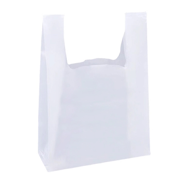 Plastic T-Shirt Shopping Bag - Plastic T-Shirt Shopping Bag - Image 1 of 1