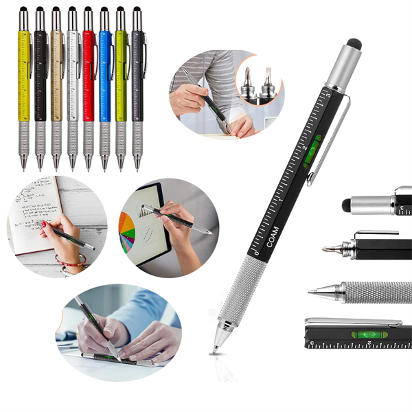 6 In 1 Multitool Pen - 6 In 1 Multitool Pen - Image 0 of 6