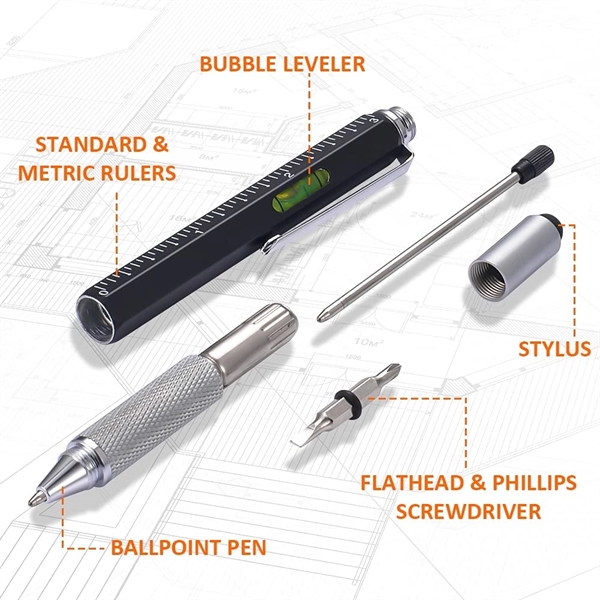 6 In 1 Multitool Pen - 6 In 1 Multitool Pen - Image 5 of 6