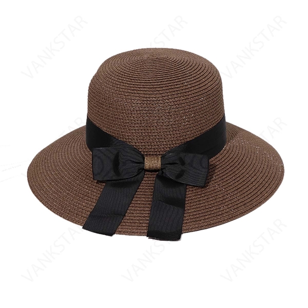 Womens Sun Straw Hat - Womens Sun Straw Hat - Image 1 of 2