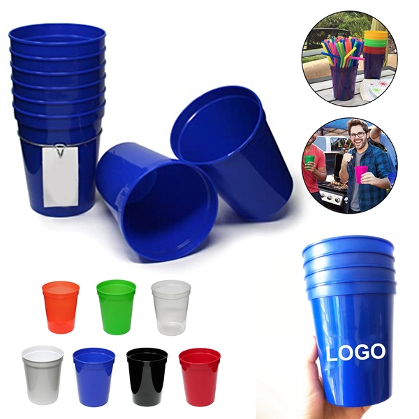 16 OZ Reusable Plastic Stadium Cups - 16 OZ Reusable Plastic Stadium Cups - Image 0 of 1
