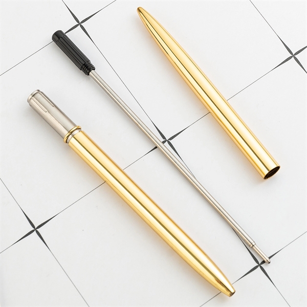 Slim Metallic Ballpoint Pen - Slim Metallic Ballpoint Pen - Image 3 of 5