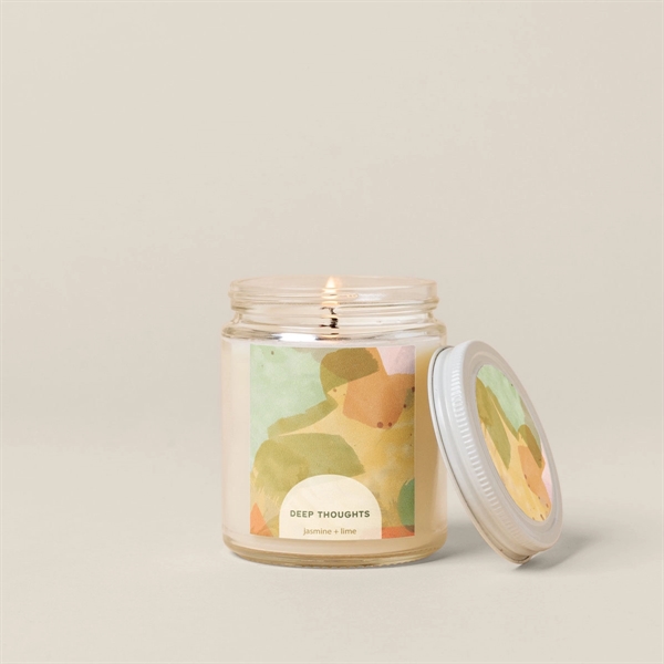 Glass Jar Candle with Lid - Label - Glass Jar Candle with Lid - Label - Image 5 of 9