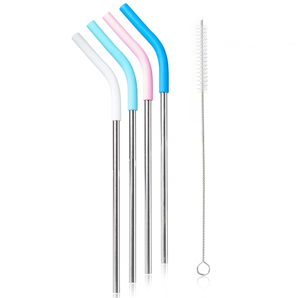 4-Piece Straw Pack with Brush - 4-Piece Straw Pack with Brush - Image 3 of 4