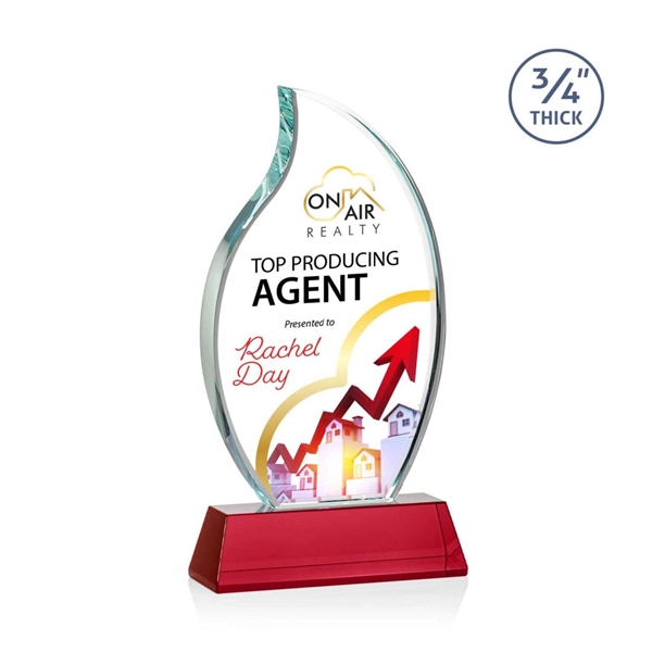 Croydon VividPrint™ Award on Newhaven Base - Red