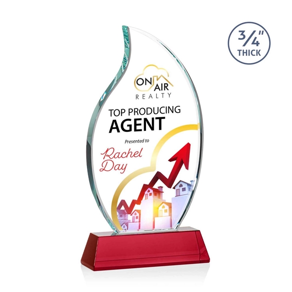 Croydon VividPrint™ Award on Newhaven Base - Red