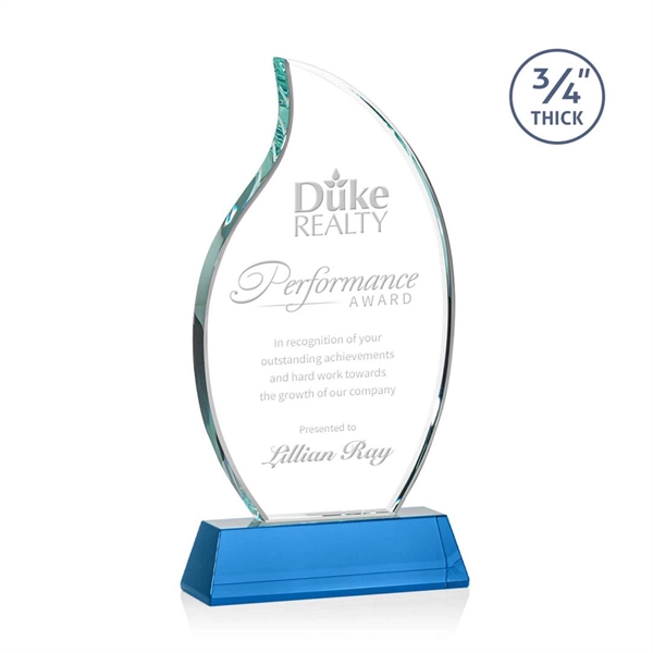 Croydon Flame Award on Newhaven Base - Sky Blue
