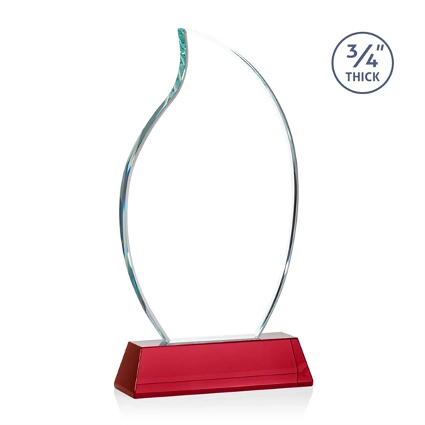 Croydon Flame Award on Newhaven Base - Red