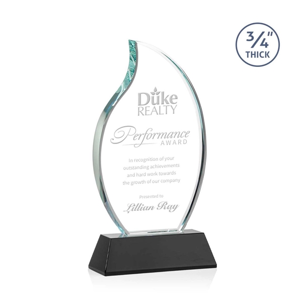 Croydon Flame Award on Newhaven Base - Black