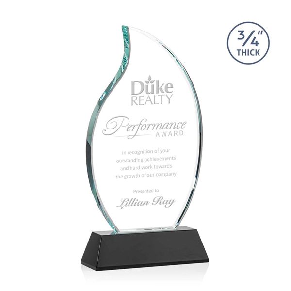 Croydon Flame Award on Newhaven Base - Black