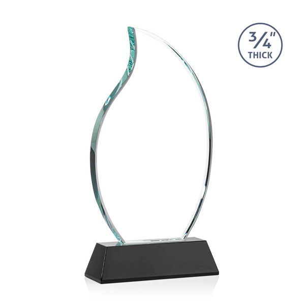 Croydon Flame Award on Newhaven Base - Black