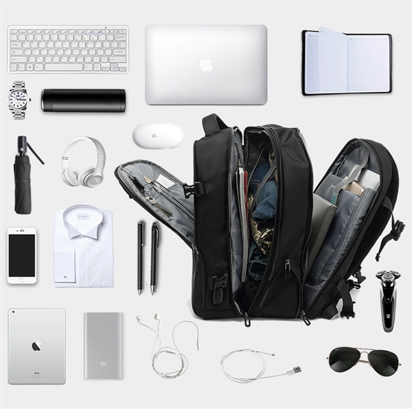 Carry On Luggage Backpack With Usb Charging Port - Carry On Luggage Backpack With Usb Charging Port - Image 3 of 5