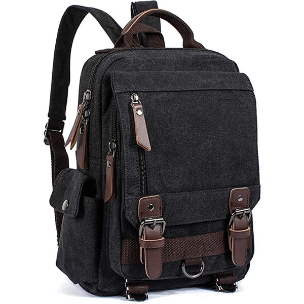 Canvas Vintage Backpack - Canvas Vintage Backpack - Image 0 of 4