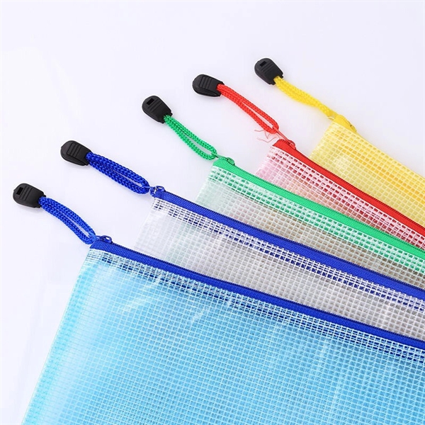 Mesh Zipper Pencil Pouch - Mesh Zipper Pencil Pouch - Image 3 of 4