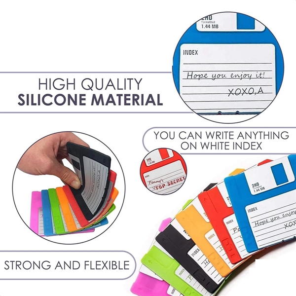 Silicone Floppy Disk Coaster For Tables - Silicone Floppy Disk Coaster For Tables - Image 2 of 3