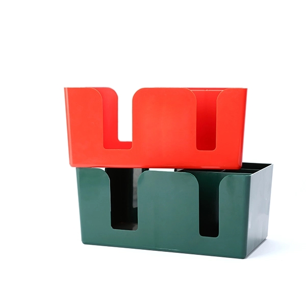 Plastic Bar Napkin Caddy Organizer with 6 Compartments - Plastic Bar Napkin Caddy Organizer with 6 Compartments - Image 3 of 4