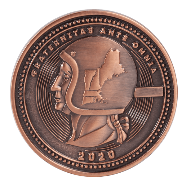 1.5" No Color Fill Brass Challenge Coins - 1.5" No Color Fill Brass Challenge Coins - Image 0 of 0
