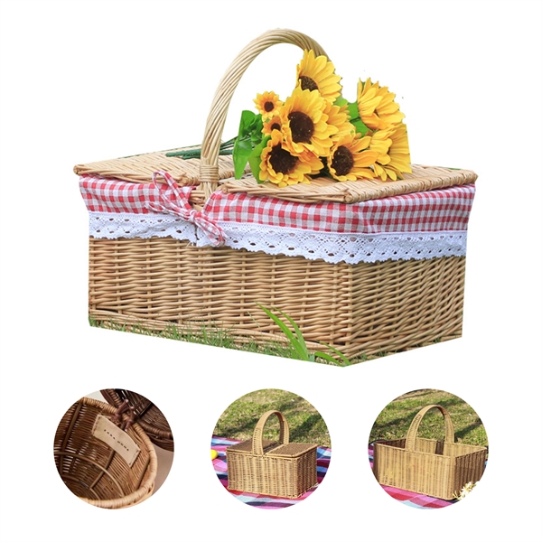 Ratten Picnic Basket With Handle - Ratten Picnic Basket With Handle - Image 0 of 0