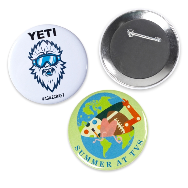 1.5" Circle Celluloid Pin-Back Button - 1.5" Circle Celluloid Pin-Back Button - Image 0 of 0