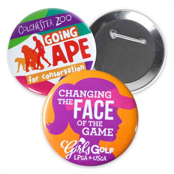 2.25" Circle Celluloid Pin-Back Button - 2.25" Circle Celluloid Pin-Back Button - Image 0 of 0