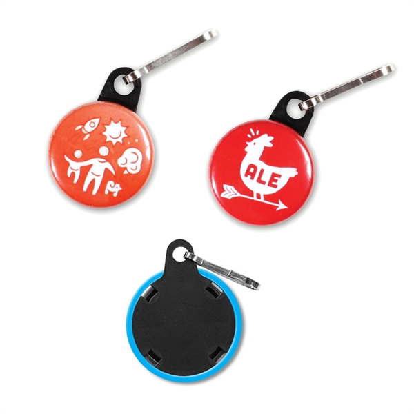 1" Circle Celluloid Zipper Pulls - 1" Circle Celluloid Zipper Pulls - Image 0 of 0