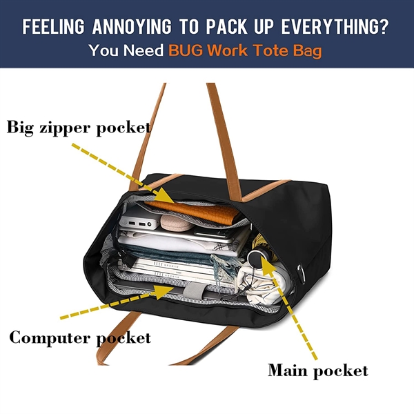 Women Work 15.6 Laptop Bags - Women Work 15.6 Laptop Bags - Image 3 of 5