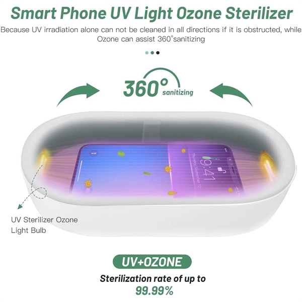 UV Sanitizer Box with Wireless Charger - UV Sanitizer Box with Wireless Charger - Image 1 of 6