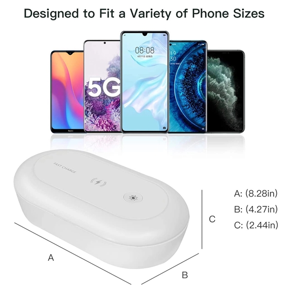 UV Sanitizer Box with Wireless Charger - UV Sanitizer Box with Wireless Charger - Image 3 of 6