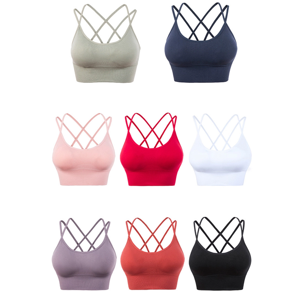 Cross Back Sport Bras - Cross Back Sport Bras - Image 0 of 4