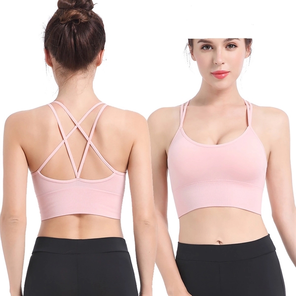 Cross Back Sport Bras - Cross Back Sport Bras - Image 2 of 4
