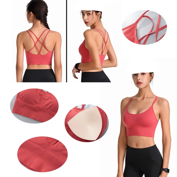 Cross Back Sport Bras - Cross Back Sport Bras - Image 4 of 4