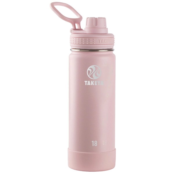 Takeya® 18 oz Actives Insulated Water Bottle With Spout Lid - Takeya® 18 oz Actives Insulated Water Bottle With Spout Lid - Image 1 of 6