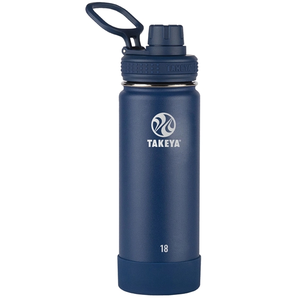 Takeya® 18 oz Actives Insulated Water Bottle With Spout Lid - Takeya® 18 oz Actives Insulated Water Bottle With Spout Lid - Image 3 of 6