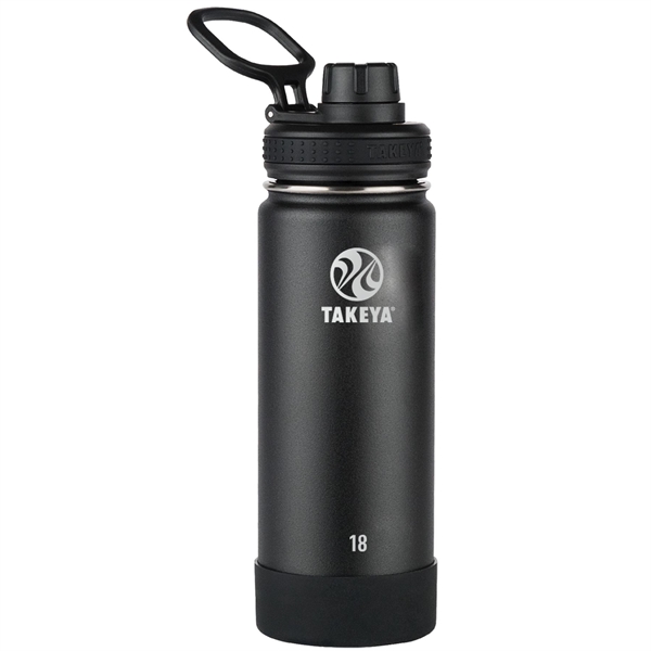 Takeya® 18 oz Actives Insulated Water Bottle With Spout Lid - Takeya® 18 oz Actives Insulated Water Bottle With Spout Lid - Image 4 of 6