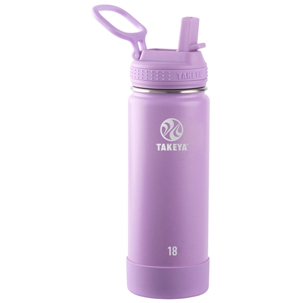 Takeya® 18 oz Actives Insulated Water Bottle With Spout Lid - Takeya® 18 oz Actives Insulated Water Bottle With Spout Lid - Image 5 of 6