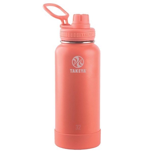 Takeya® 32 oz Actives Insulated Water Bottle With Spout Lid - Takeya® 32 oz Actives Insulated Water Bottle With Spout Lid - Image 1 of 5