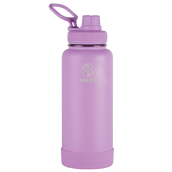 Takeya® 32 oz Actives Insulated Water Bottle With Spout Lid - Takeya® 32 oz Actives Insulated Water Bottle With Spout Lid - Image 5 of 5