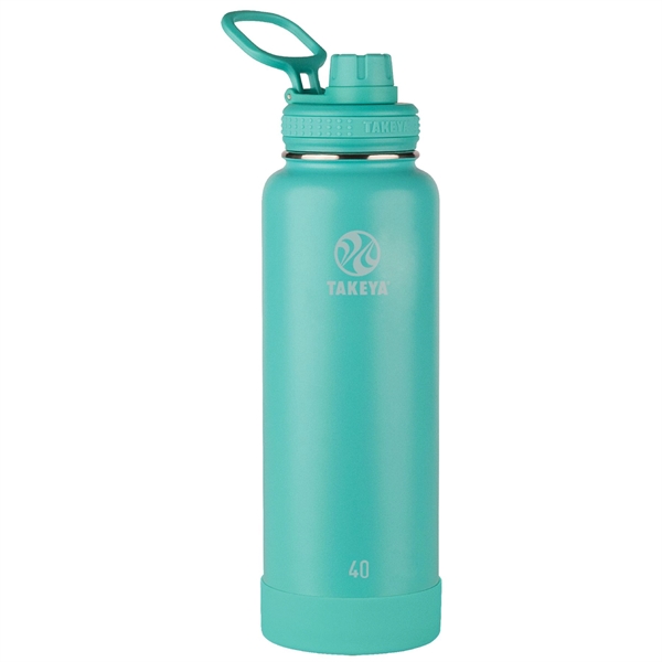 Takeya® 40 oz Actives Insulated Water Bottle With Spout Lid - Takeya® 40 oz Actives Insulated Water Bottle With Spout Lid - Image 1 of 3