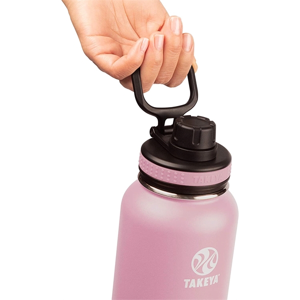 Takeya® 40 oz Actives Insulated Water Bottle With Spout Lid - Takeya® 40 oz Actives Insulated Water Bottle With Spout Lid - Image 2 of 3